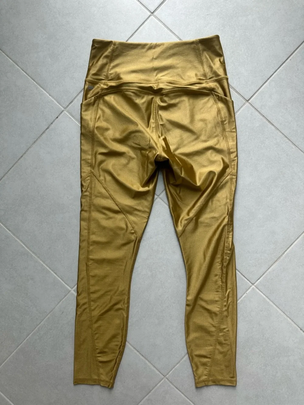 Fabletics gold leggings